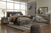 J&M Furniture - Ashley Furniture - Derekson King Panel Storage Bed, Dresser, Mirror, Chest and 2 Nightstands - King Panel Storage Bed, Dresser, Mirror, Chest and 2 Nightstands - B200B51